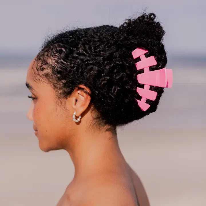 Teleties | Classic Paradise Pink Large Hair Clip