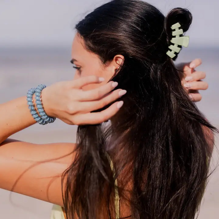 Teleties | Classic Aloe, There! Small Hair Clip