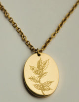 By Grace | Birth Flower Gold Necklace