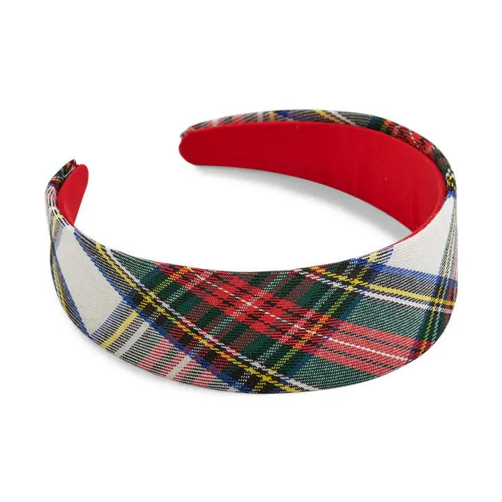 Shiraleah | Red Plaid Wide Headband