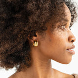 Brenda Grands Twin Gold Hoops