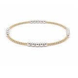 Erin Gray | The Hamptons Mixed Metal 2x4 Beaded Bracelet