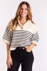 The Annie Collared Pullover