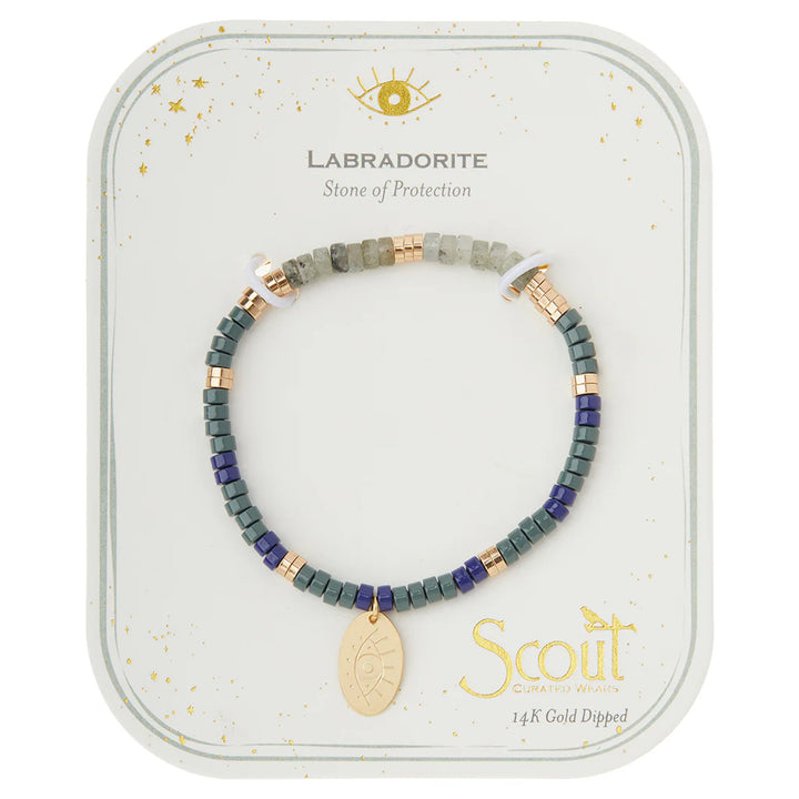 Scout | Intention Charm Bracelet - Labradorite/Gold