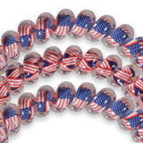 Teleties | Stars and Stripes - Large Spiral Hair Ties