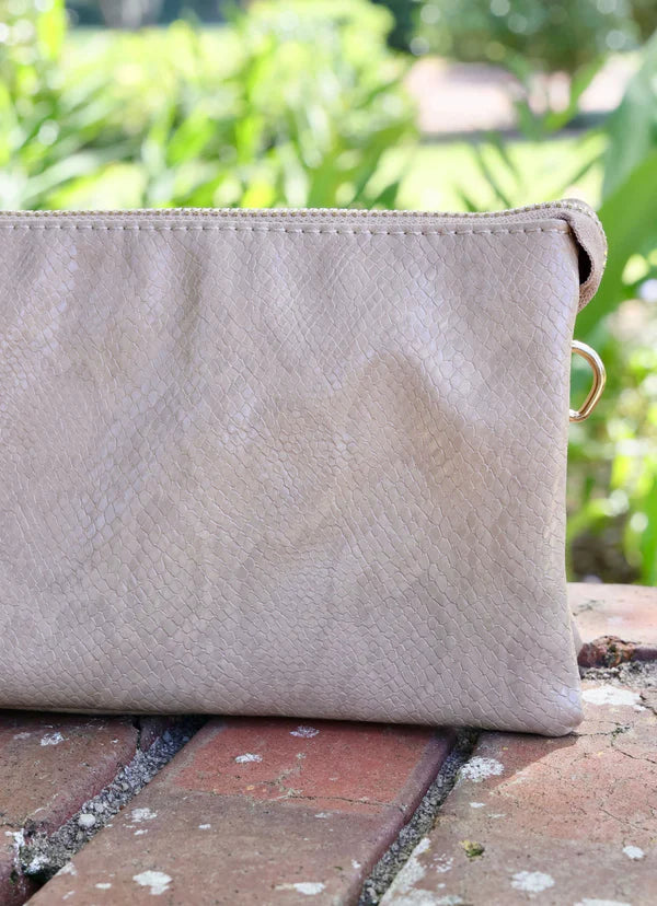 Caroline Hill | Liz Custom Collection Crossbody Taupe ES