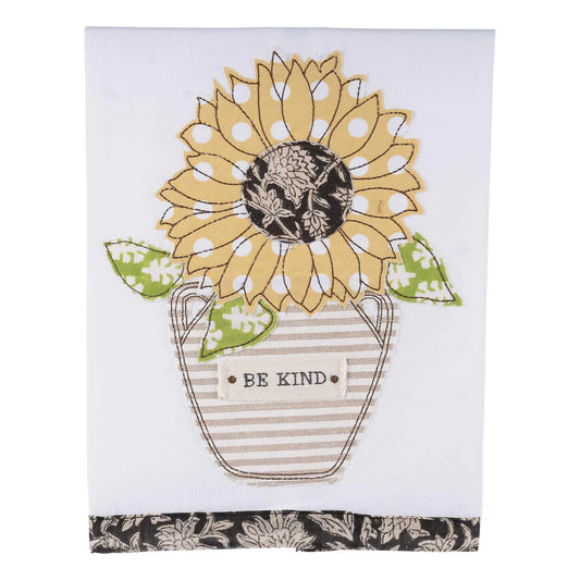 Glory Haus Be Kind Sunflower Tea Towel
