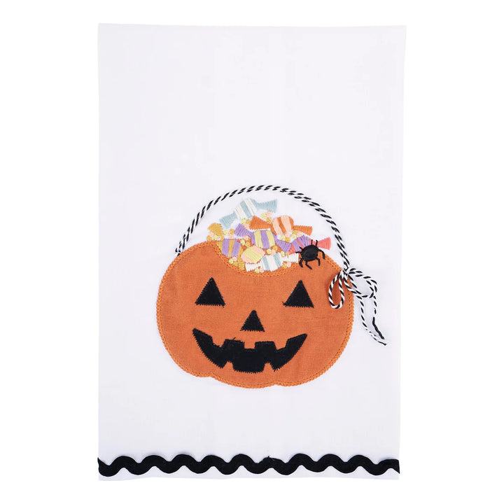 Glory Haus | Candy Pumpkin Pail Tea Towel