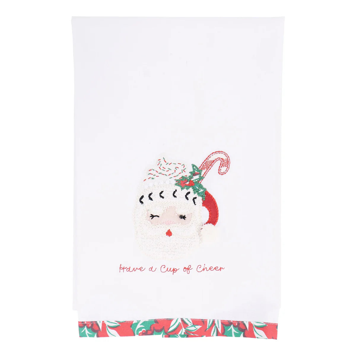 Glory Haus | Cup of Cheer Santa Tea Towel