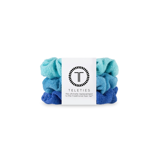 Teleties | Bora Bora Terry Cloth - Small Scrunchies