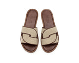 Schutz | Rita Flat - Natural Root Brown