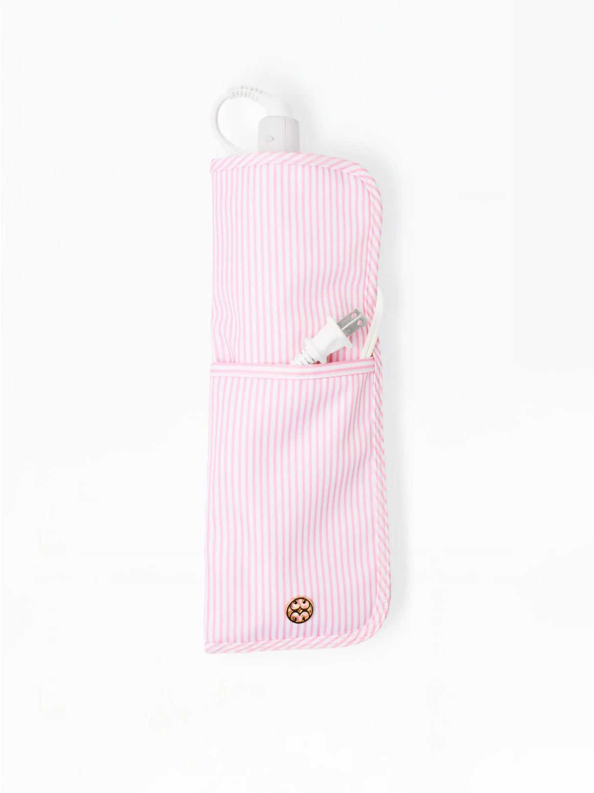 Mary Square | Hot Tools Case | Pink Stripe