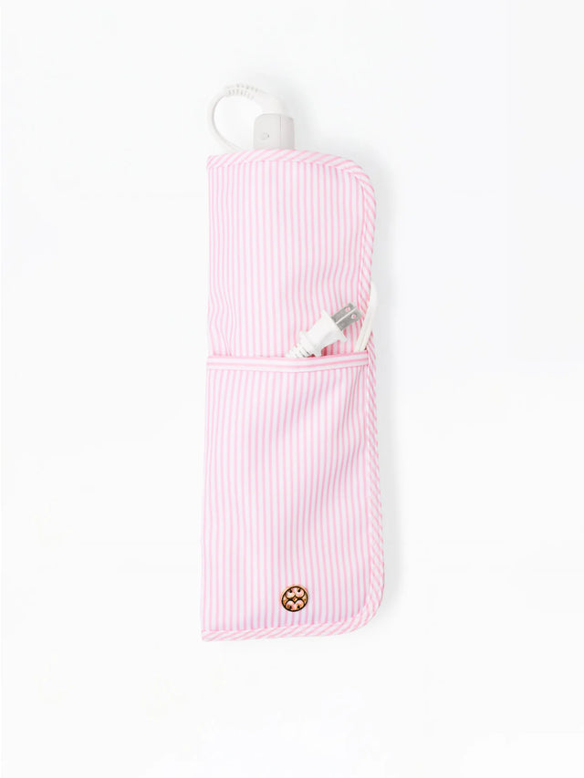 Mary Square | Hot Tools Case | Pink Stripe