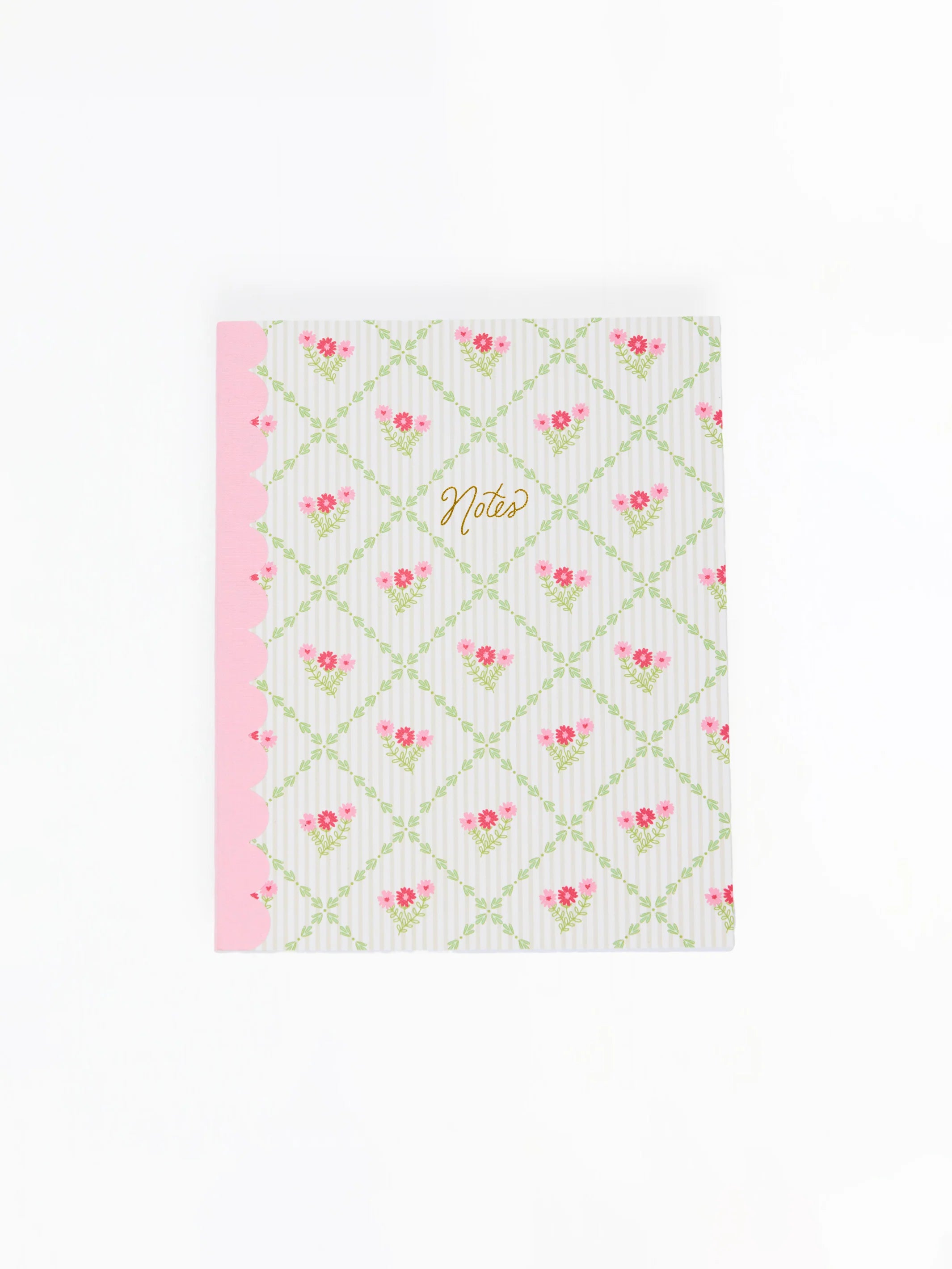 Mary Square | Scallop Notebook | Floral Stitch