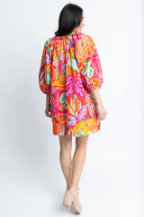 Karlie | Tropical Palm Dress