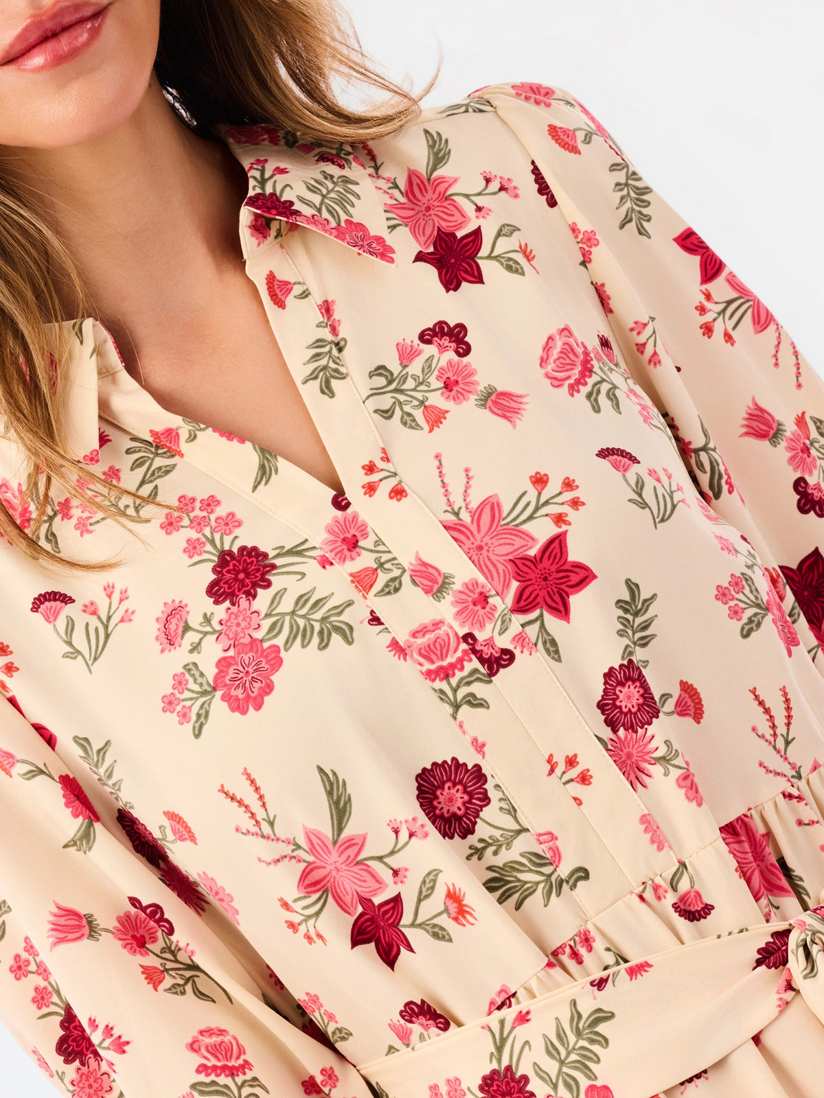 Mary Square | Eleanor Dress | Mistflower Pink