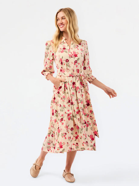 Mary Square | Eleanor Dress | Mistflower Pink