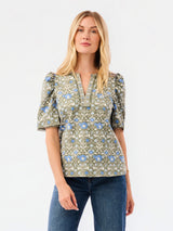 Mary Square | Adelyn Top | Ashdown Abbey Olive