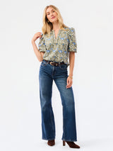 Mary Square | Adelyn Top | Ashdown Abbey Olive