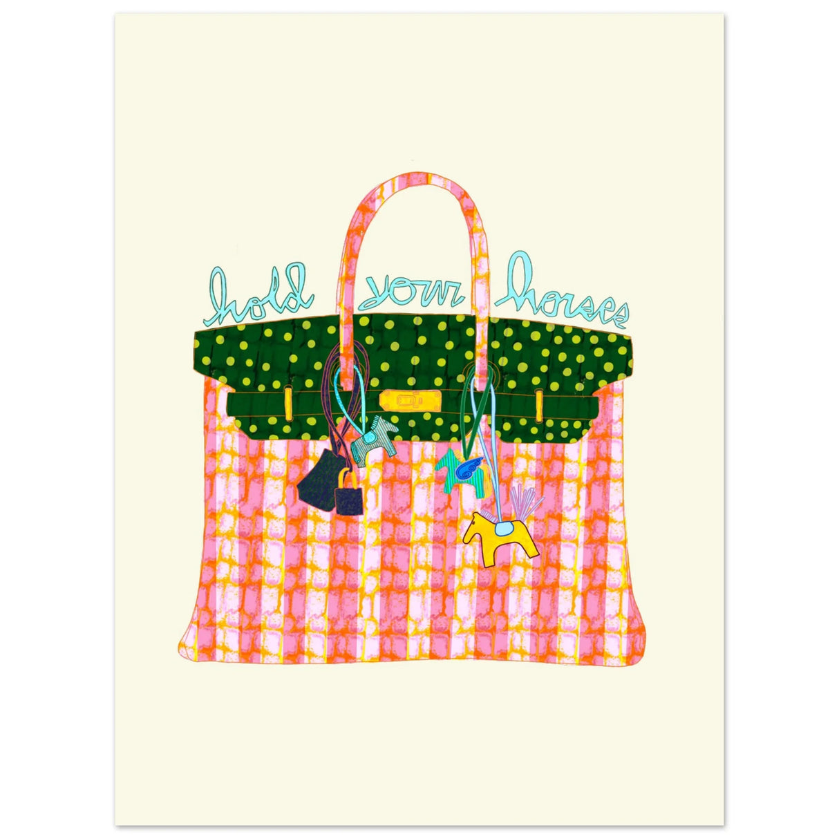 Intuitive Creative | Hold Your Horses Art Poster Print