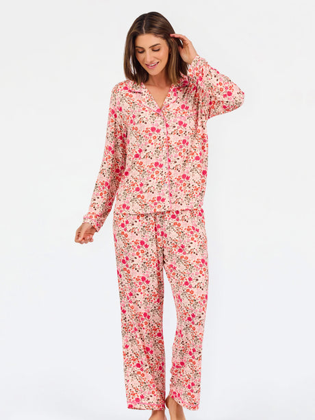 Mary Square | Women's Charlotte Pants Set | Granada Glen Tan
