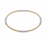 Erin Gray | The Hamptons Mixed Metal 2x3 Beaded Bracelet