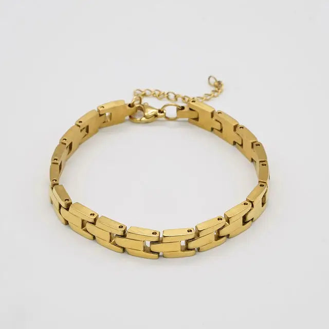 Brenda Grands Jewelry | Square Link Bracelet