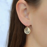 Katie Waltman | Hammered Medallion Earrings