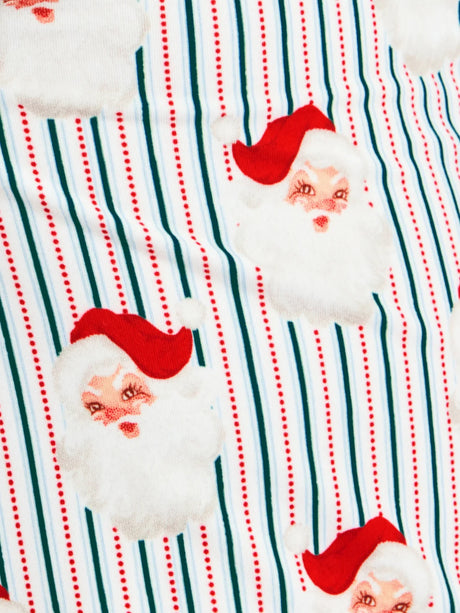 Mary Square | Annie Toddler PJ Set - Santa Baby Stripes