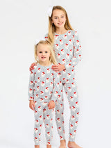 Mary Square | Annie Toddler PJ Set - Santa Baby Stripes