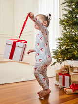 Mary Square | Annie Baby Onesie – Santa Baby Stripes