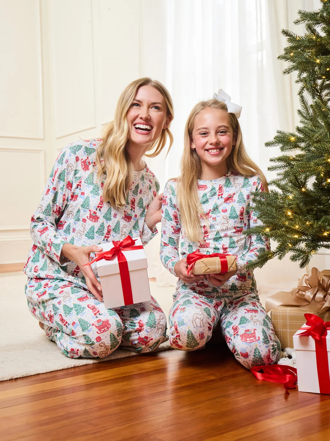 Mary Square | Annie Kid PJ Set - Tidings Toile