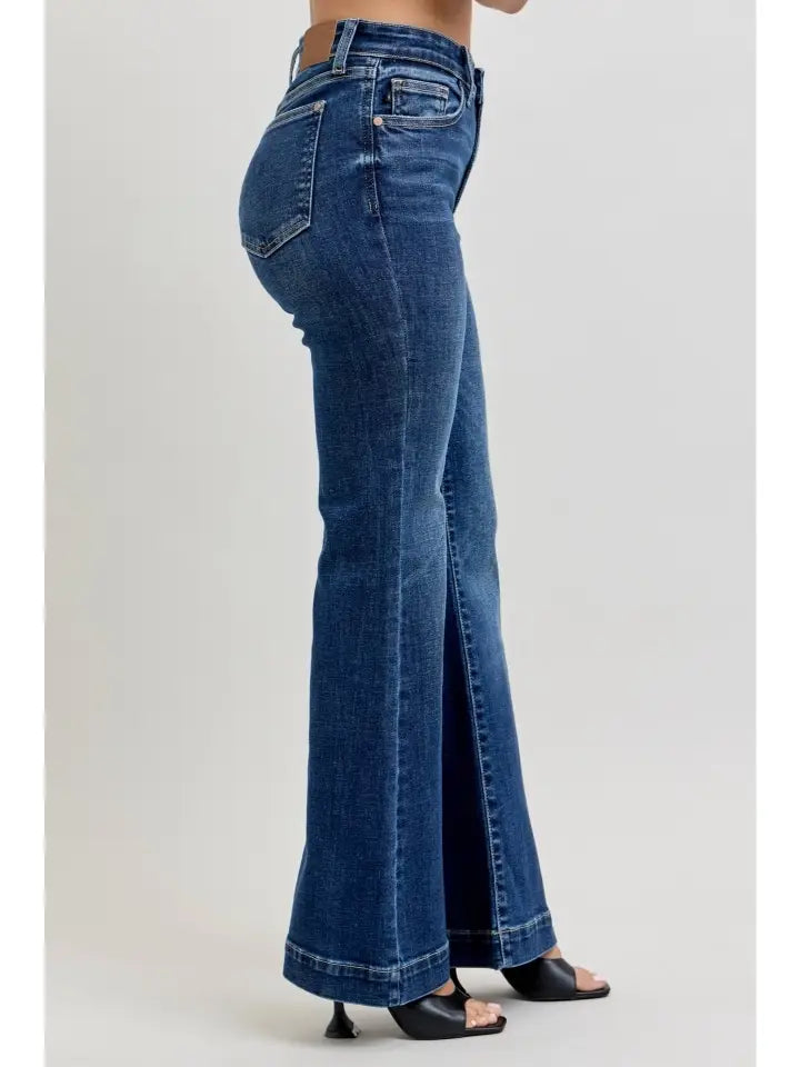 Judy Blue | High Waisted Petite Trouser Flare
