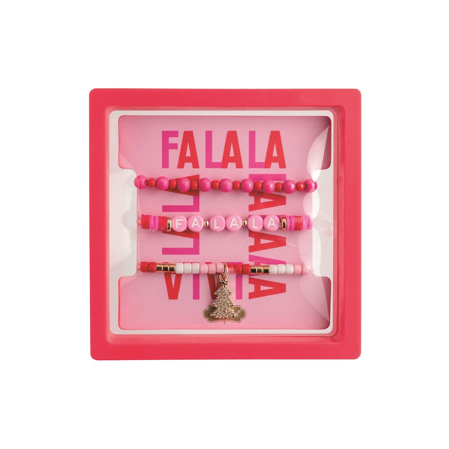 Mudpie | Fa-La-La Holiday Bracelet Set
