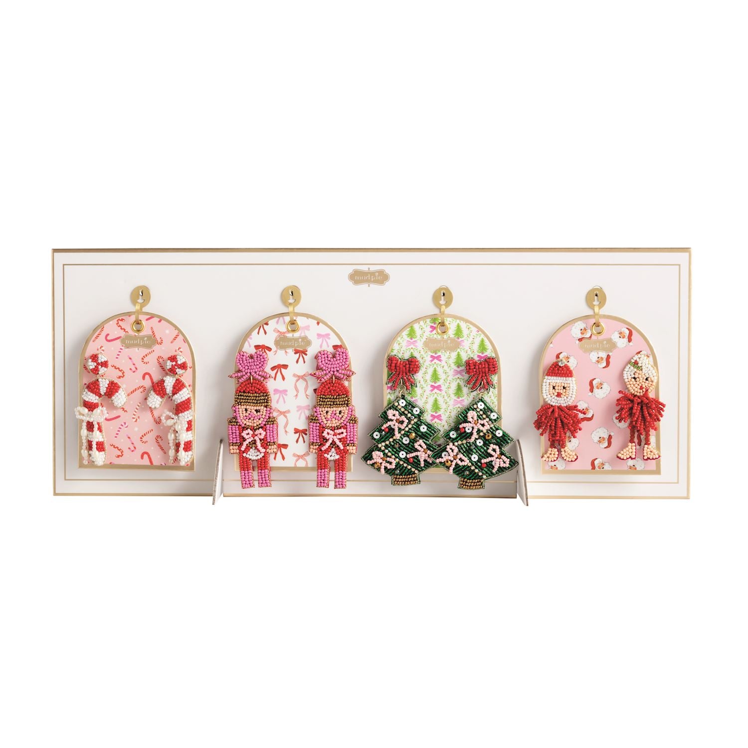 Mudpie | Holiday Beaded Earrings