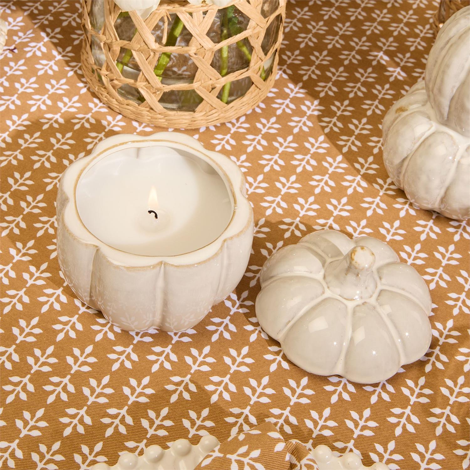 Pumpkin Candle with Pumpkin Spice Scent