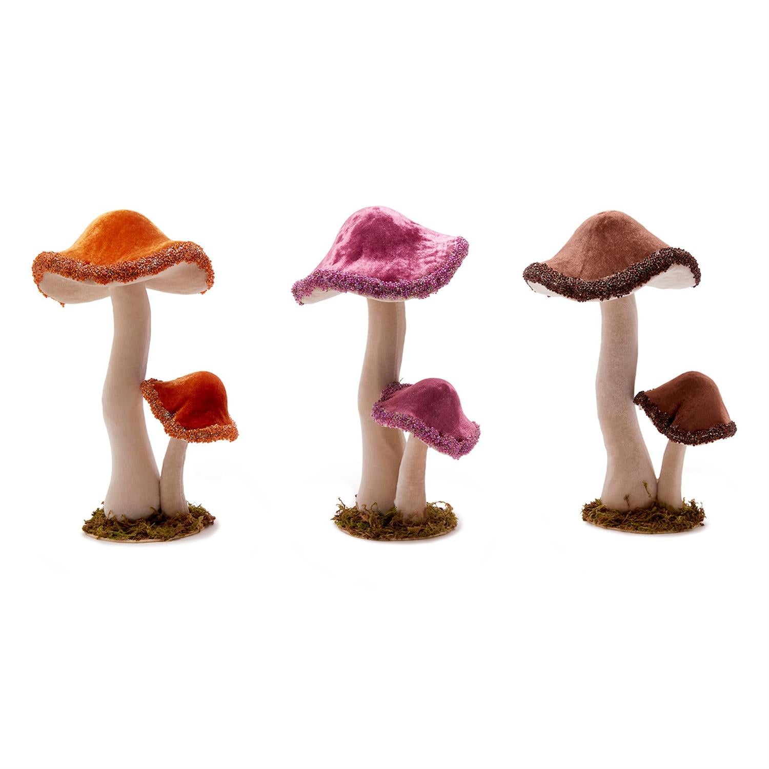 Festive Forage Hand-Crafted Mushroom Decor