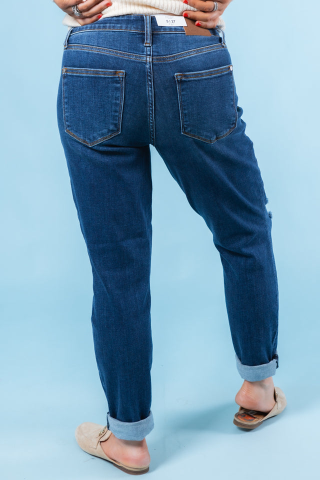 Judy Blue | Midrise Destroy Slim Jeans (Final Sale)