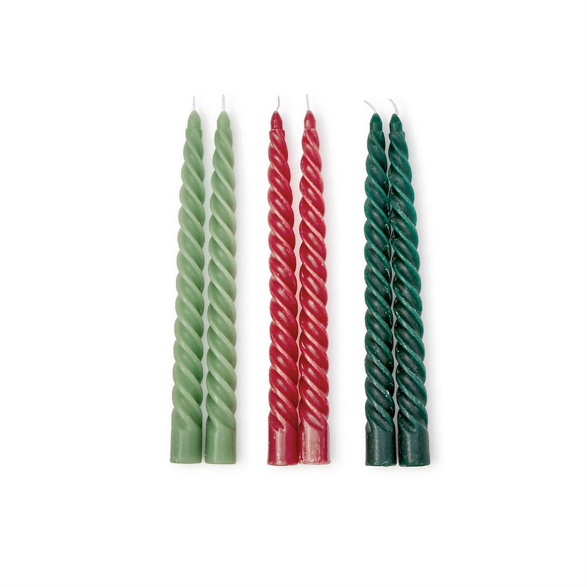 Two's Company | Set of 2 Twist Taper Candles in Gift Box
