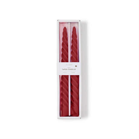 Two's Company | Set of 2 Twist Taper Candles in Gift Box