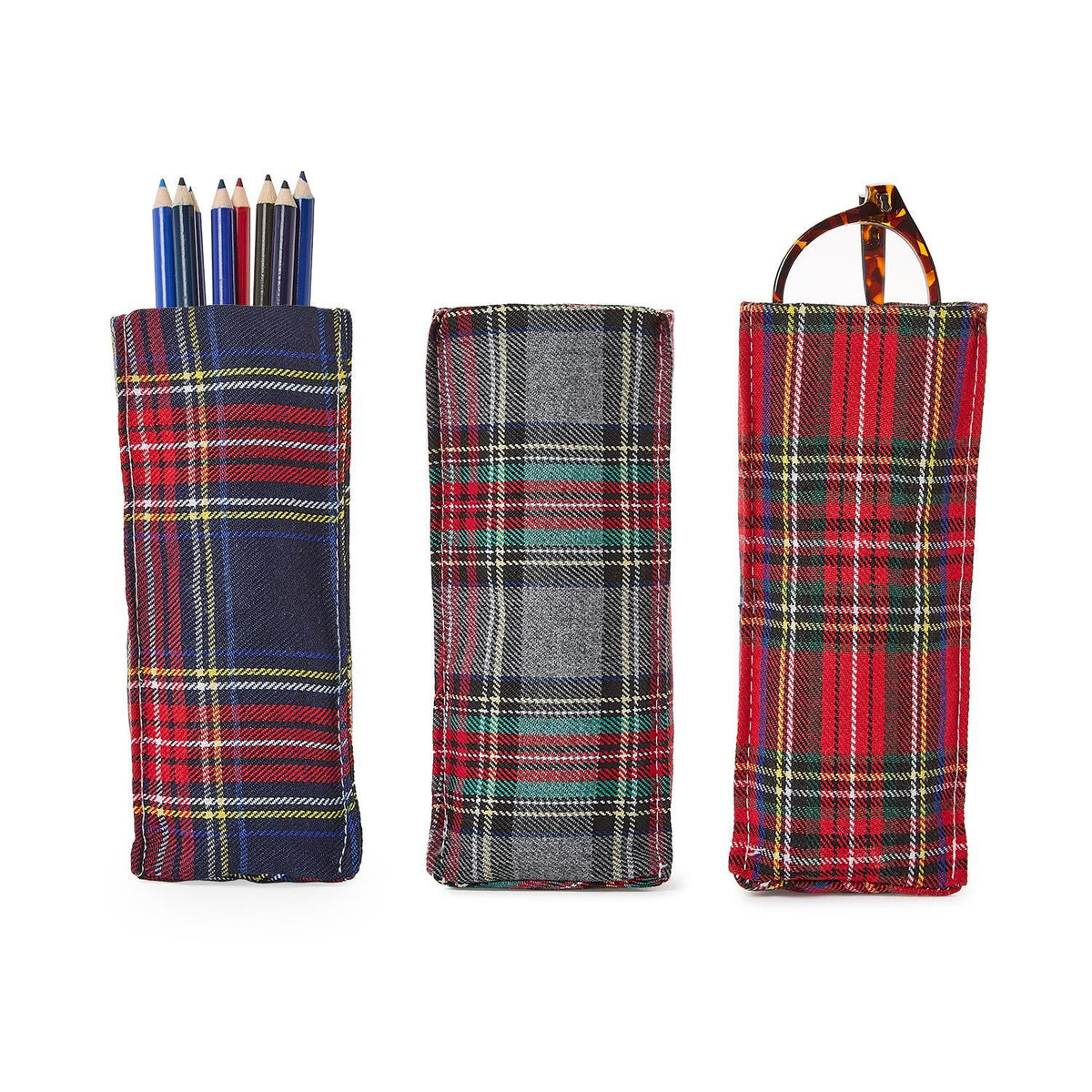 Two's Company | Tartan Weighted Eyeglass Holder