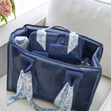 Case-Mate | Jelly Cosmetic Bag – Waterproof Lay-Flat Makeup Bag - Something Navy Twilly