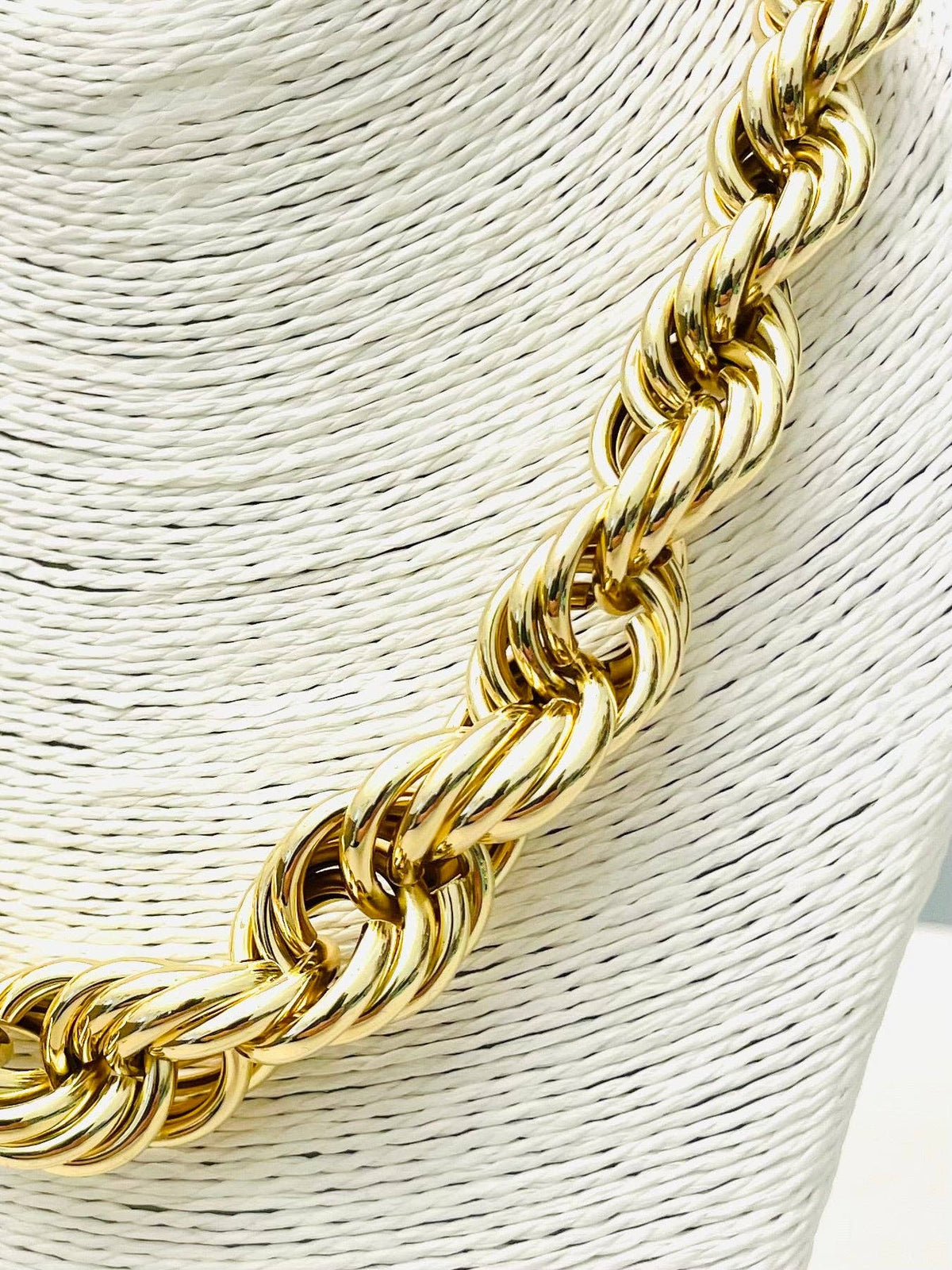 Two Forty Two | CHIC | Graduated Twist Rope Necklace - Gold