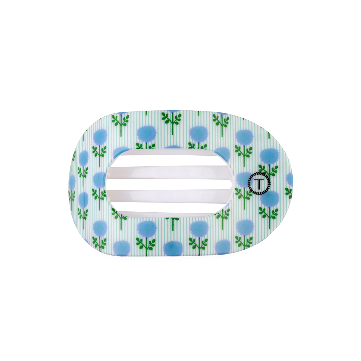 Teleties | Blue Marigold Medium Flat Round Hair Clip