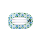 Teleties | Blue Marigold Medium Flat Round Hair Clip