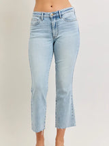Judy Blue | Mr. Kick Flare With Raw Hem