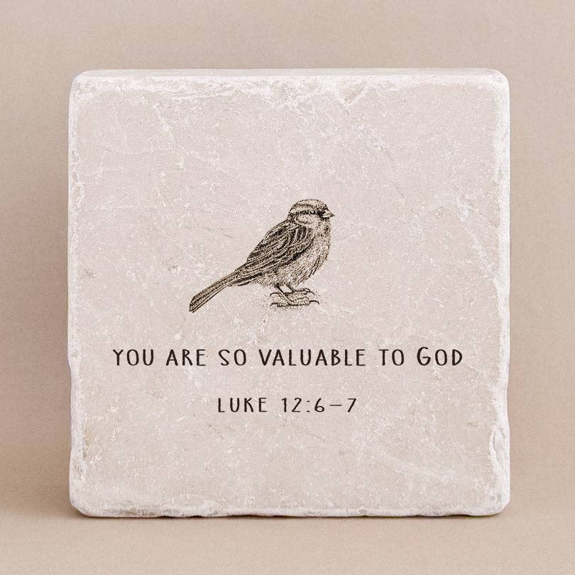 Twelve Stone Art - 591 | Luke 12:6-7 - Small