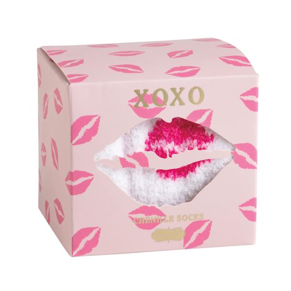 Mudpie | Lips Valentine's Socks
