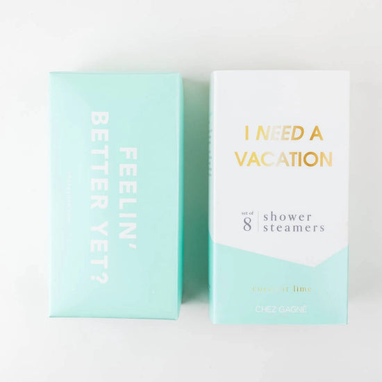 Chez Gagne | I Need A Vacation Shower - Shower Steamers