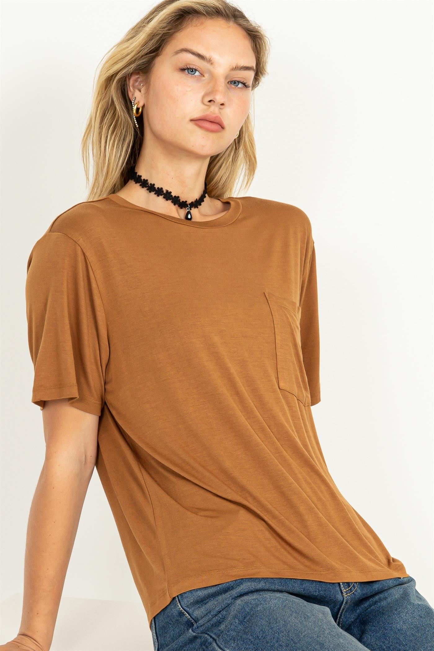 Wonderful Oversized Pocket Tee